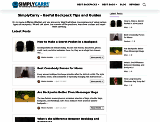 simplycarry.com screenshot