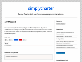 simplycharter.wordpress.com screenshot