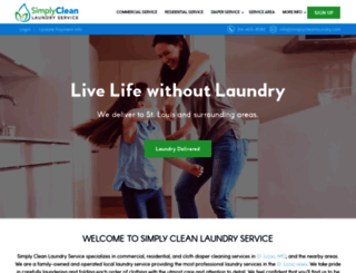 simplycleanlaundry.com screenshot