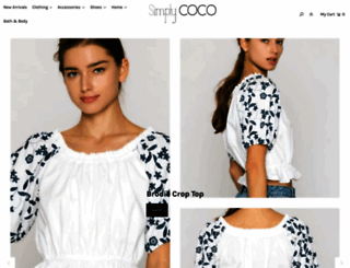 simplycocoboutique.com screenshot
