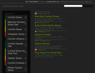 simplycomfort.com screenshot