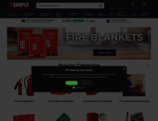 simplyextinguishers.co.uk screenshot