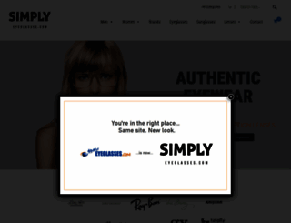 simplyeyeglasses.com screenshot