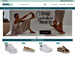 simplyfeet.co.uk screenshot