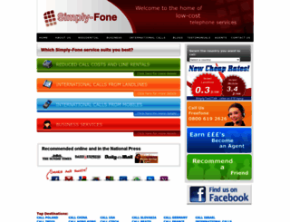 simplyfone.com screenshot