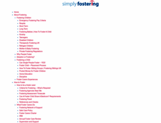 simplyfostering.co.uk screenshot