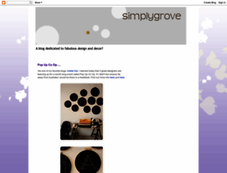 simplygrove.blogspot.com screenshot