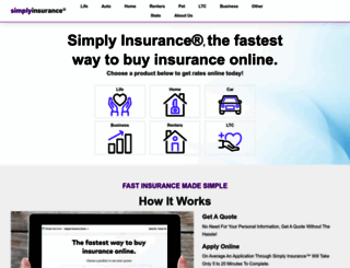 simplyinsurance.net screenshot