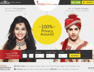 simplymarryzine.com screenshot