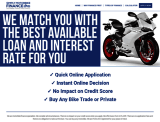 simplymotorbikefinance.com screenshot