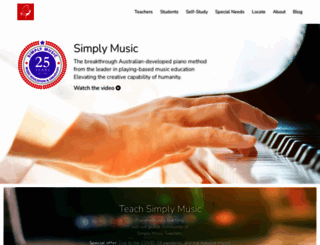 simplymusic.com screenshot