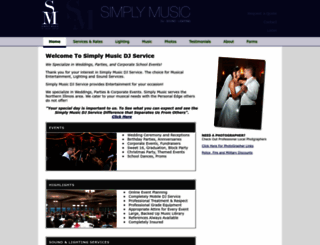 simplymusicdj.com screenshot