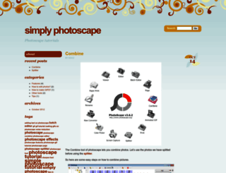 simplyphotoscape.wordpress.com screenshot
