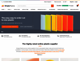 simplyplastics.com screenshot