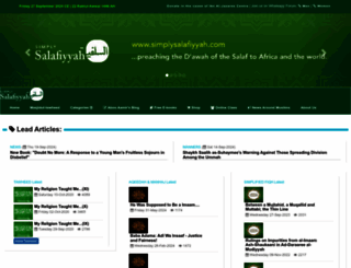 simplysalafiyyah.com screenshot