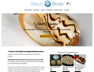 simplyshells.com.au screenshot