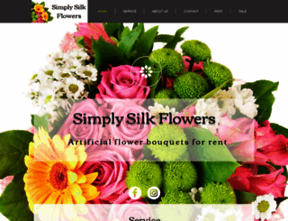 simplysilkflowers.com.au screenshot