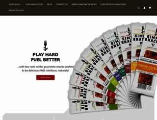 simplysnackin.com screenshot