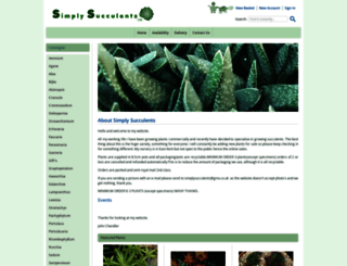 simplysucculents.co.uk screenshot