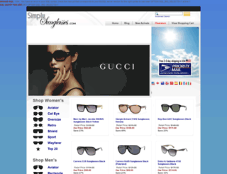 simplysunglasses.com screenshot