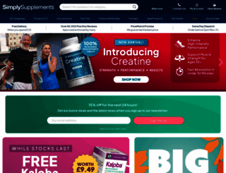 simplysupplements.net screenshot