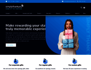 simplythankyou-corporate.com screenshot