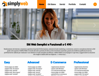 simplyweb.it screenshot