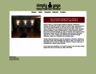 simplyyoga-ok.com screenshot