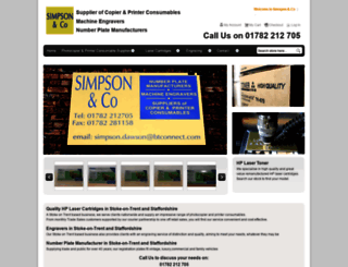 simpson-co.co.uk screenshot