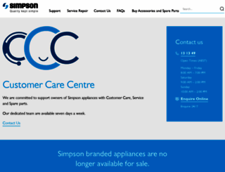 simpson.com.au screenshot