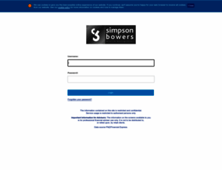 simpsonbowers.elevateplatform.co.uk screenshot
