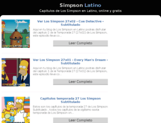 simpsonlatino.com screenshot