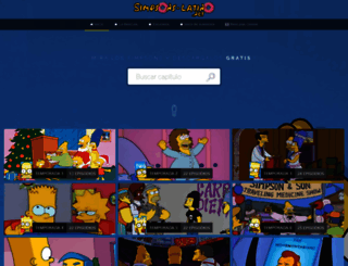 simpsons-latino.net screenshot