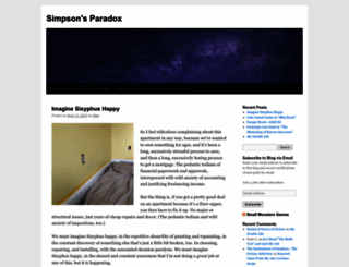 simpsonsparadox.com screenshot