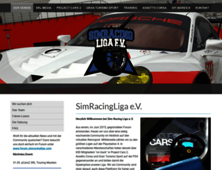 simracingliga.com screenshot