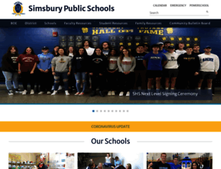 simsbury.k12.ct.us screenshot