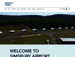 simsburyairport.com screenshot