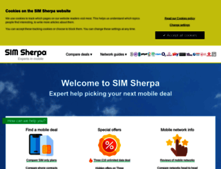 simsherpa.com screenshot