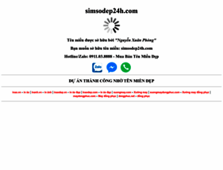simsodep24h.com screenshot