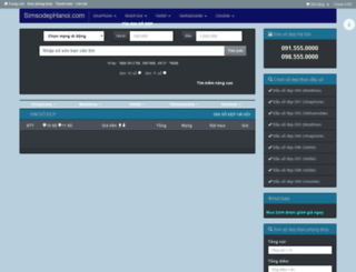 simsodephanoi.com screenshot