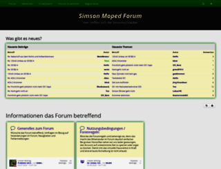 simson-moped-forum.de screenshot