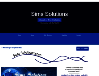 simssolutions.com screenshot