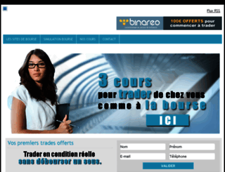 simulation-bourse.com screenshot