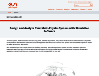 simulationx.com screenshot