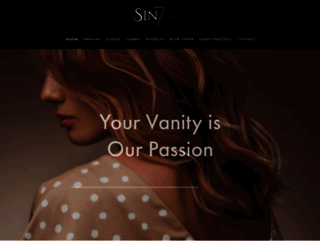 sin7salon.com screenshot