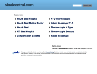 sinaicentral.com screenshot