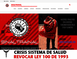 sinaltrainal.org screenshot