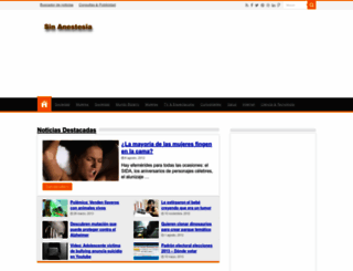 sinanestesia.com screenshot