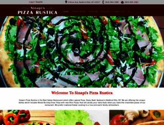 sinapispizzarustica.com screenshot