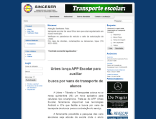 sinceser.com.br screenshot